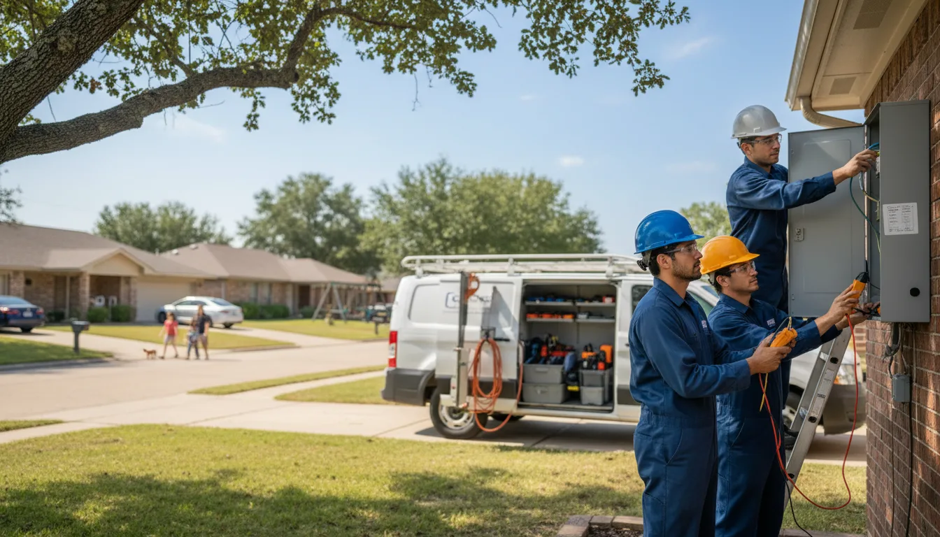 Certified electrician providing emergency electrical services in Ethan, SD
